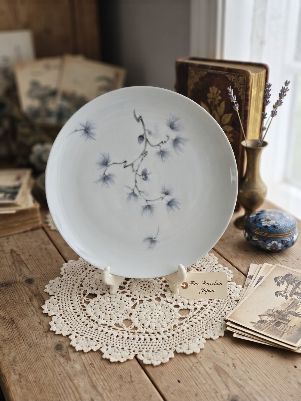 Vintage The Bay "Caroline Pine" Dinner Plate Made in Japan
